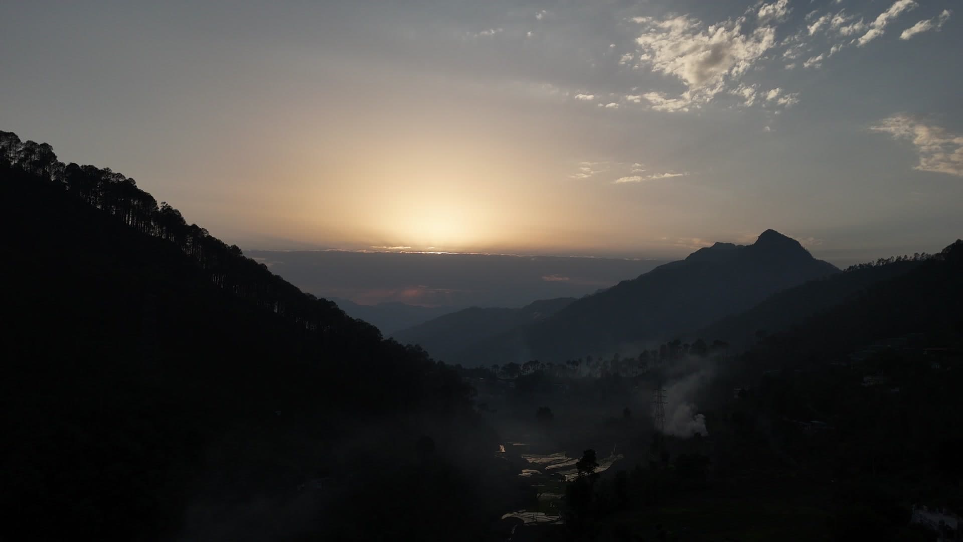 A high-altitude Himalayan trail